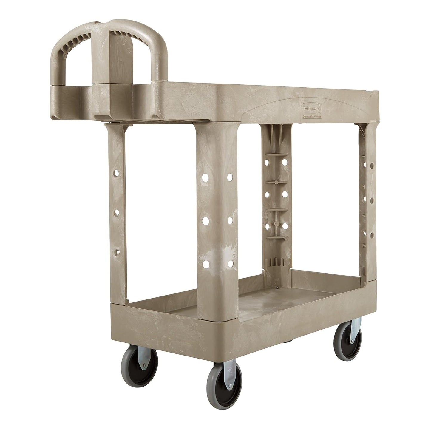 BRUTE Heavy Duty Utility Cart with Ergonomic Handle and Storage
