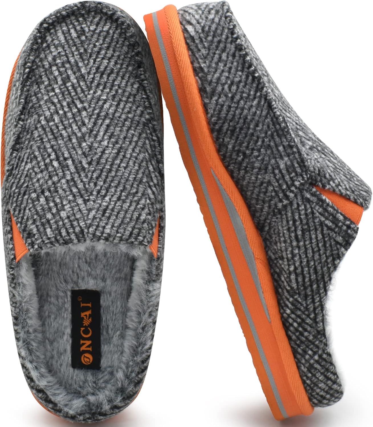 ONCAI Mens Slippers with Arch Support for Comfort and Warmth