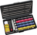 Lansky Deluxe Knife Sharpening System - 5-Stone Kit for Razor Edges