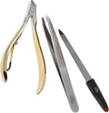 CSK2 Pedicure and Manicure Set with Cuticle Trimmer and Tweezers