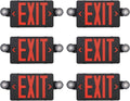 TANLUX Black Exit Sign with Emergency Lights for Businesses