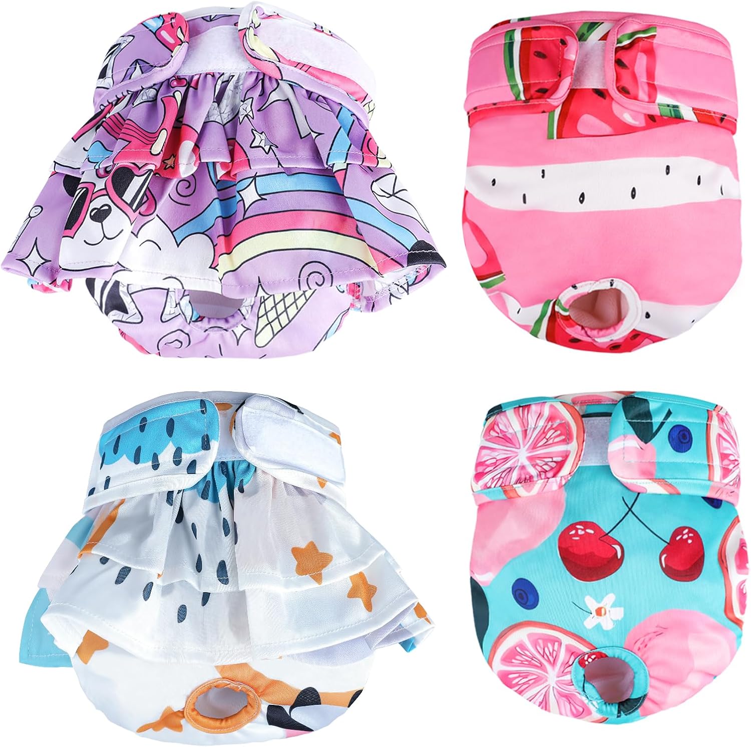Absorbent Washable Dog Diapers for Heat Incontinence