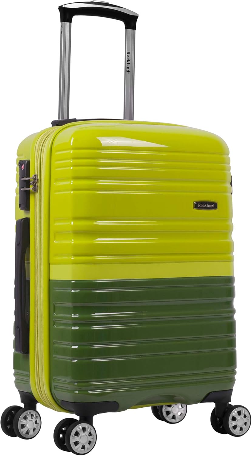 Rockland Melbourne Hardside Expandable Spinner Luggage 20-Inch