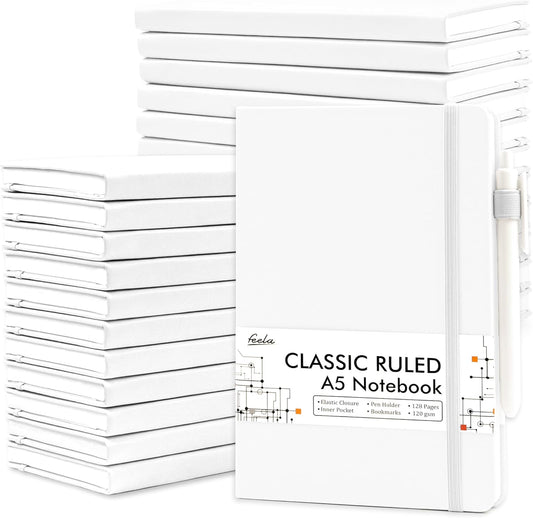 24 Pack Business Notebooks with Pen Holder