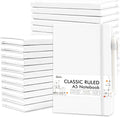 Feela College Ruled Notebooks 24 Pack with Black Pens for Writing