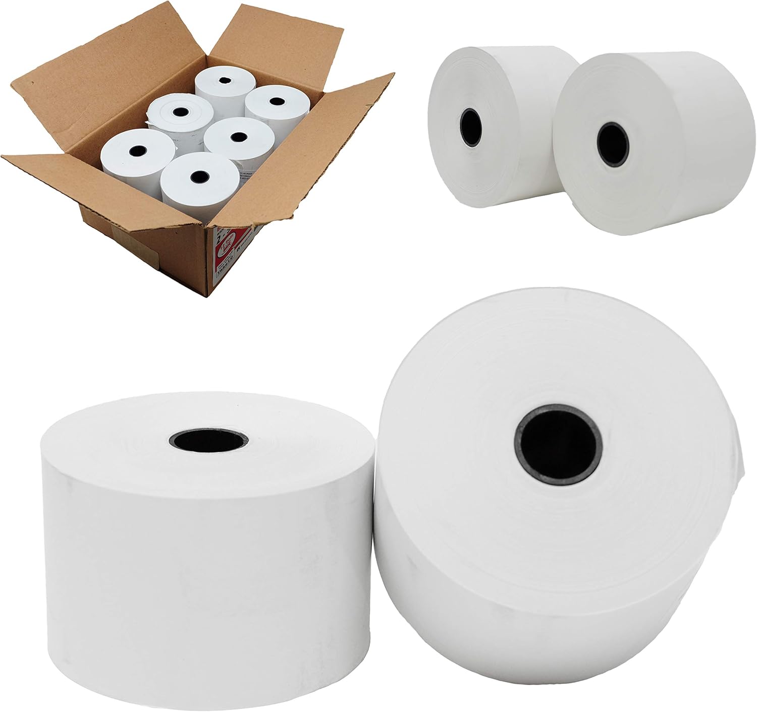 2 5/16in x 400ft Thermal Receipt Paper Rolls for Dresser Wayne