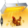 600W Heat Lamp for Chickens - Large Coop Heater with Adjustable Temp