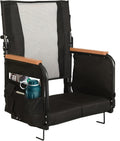 Extra Wide Stadium Seat with Armrests and Cup Holder - 21in Comfort