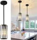 Black Pendant Lighting Modern Pendant Light Mini Crystal Chandeliers