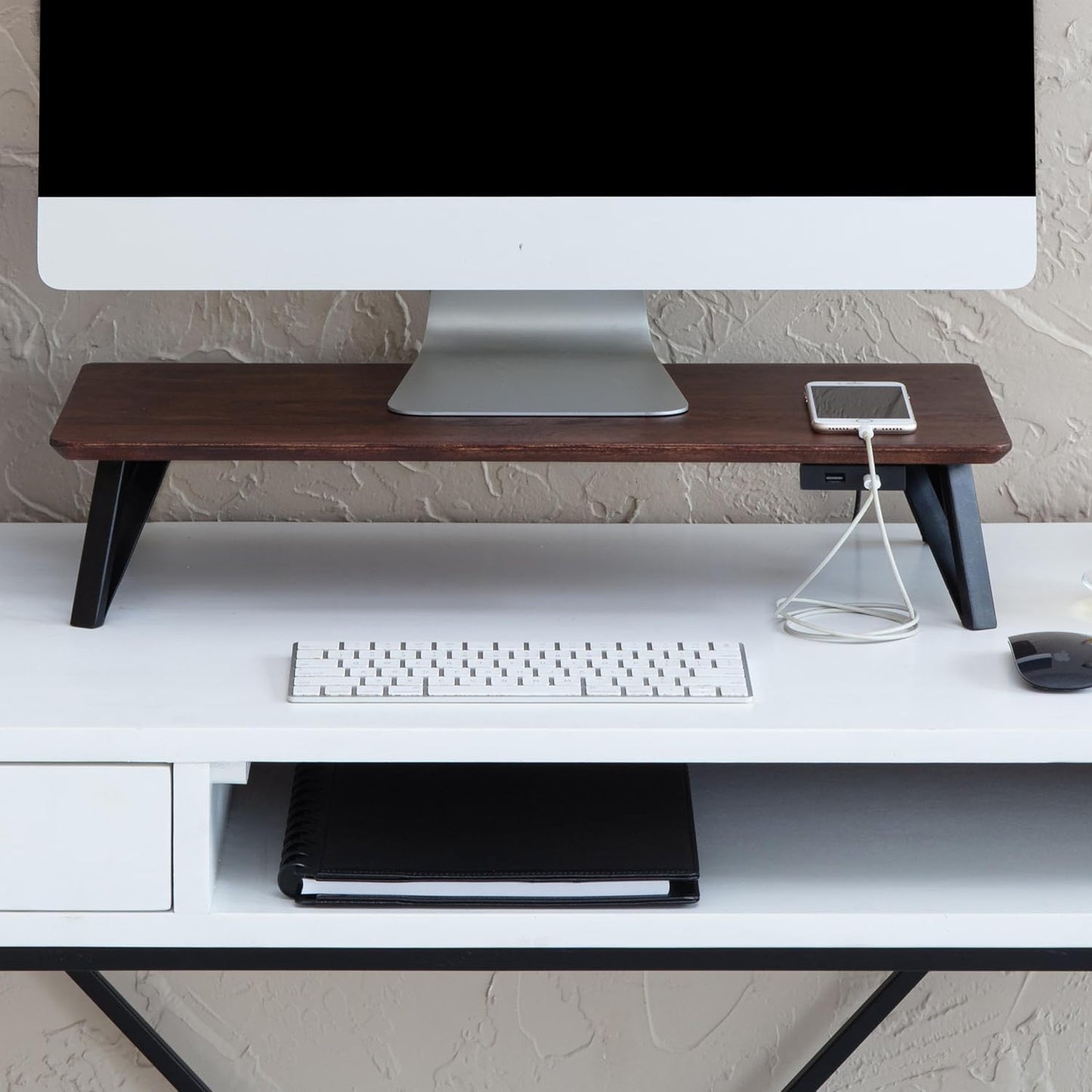 Ergonomic Monitor Riser for Desk - Anji Mountain Stand
