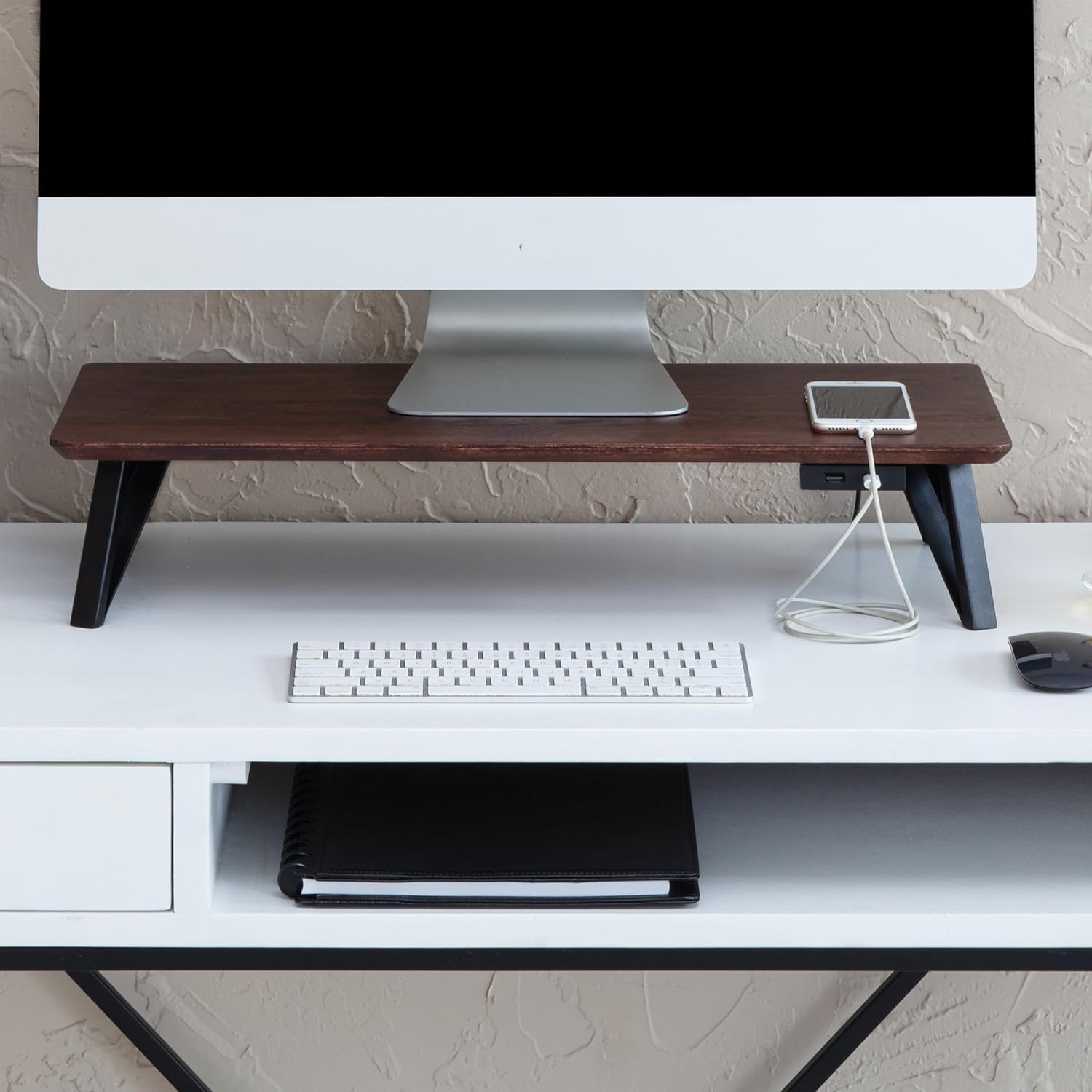 Ergonomic Monitor Riser for Desk - Anji Mountain Stand