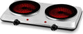 OVENTE Infrared Double Burner for Effortless Countertop Cooking