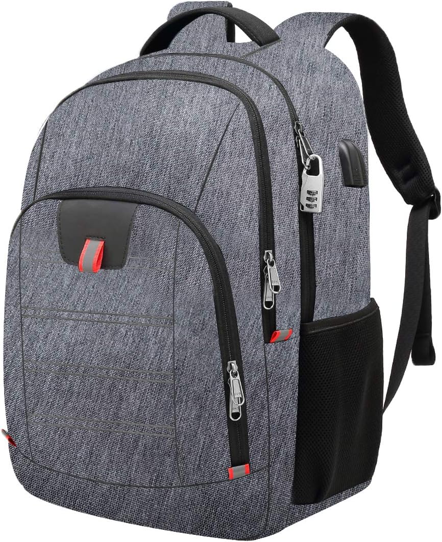 Della Gao Laptop Backpack for Men: Large Anti-Theft Travel Bag