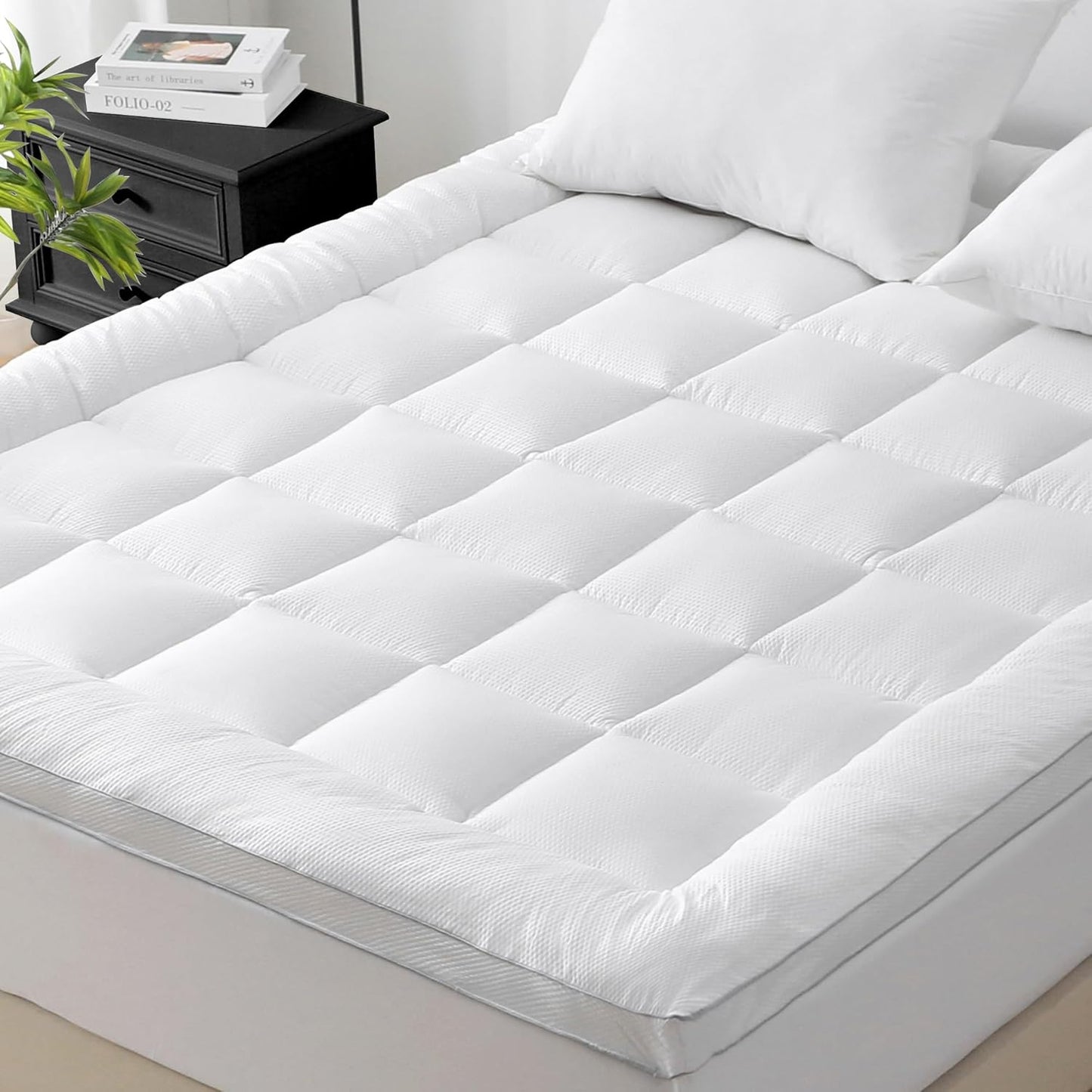 UNILIBRA Full Size Mattress Pad for Ultimate Comfort and Support