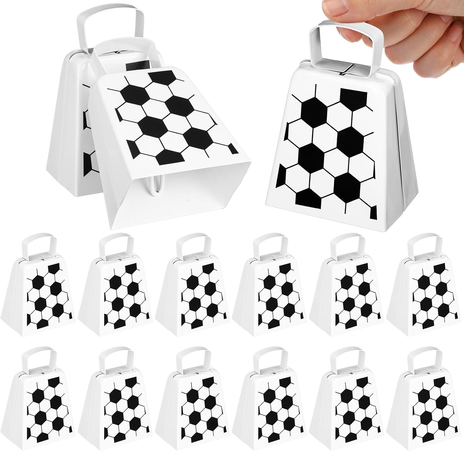 12 Pcs Soccer Cowbells Bulk for Sporting Events and Games