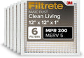 Filtrete 12x12x1 Air Filter with MPR 300 for Clean Living