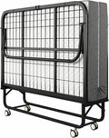Folding Bed with Mattress for Adults Twin XL - Portable Guest Bed