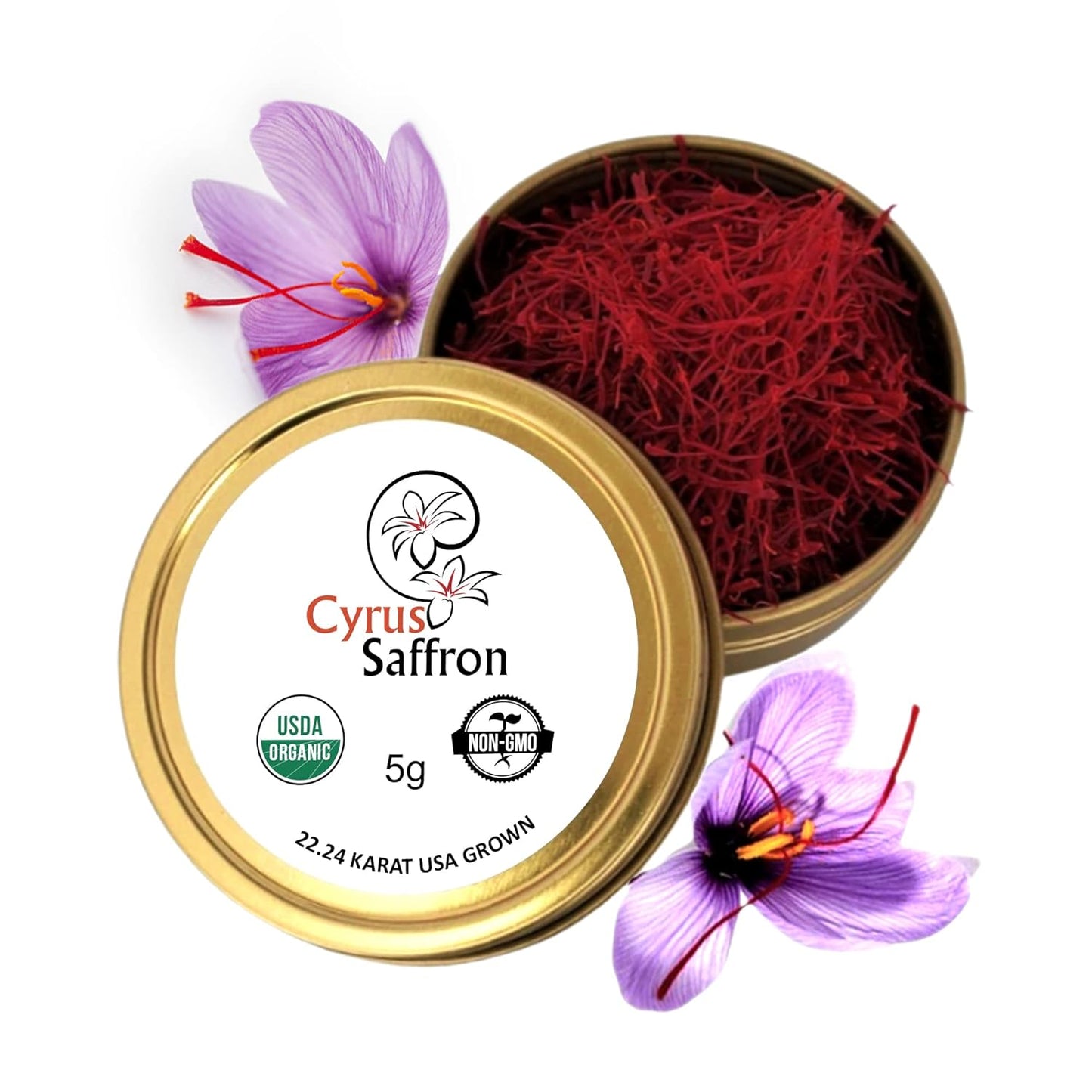 100% Pure Spanish Saffron Threads - Organically Grown Quality