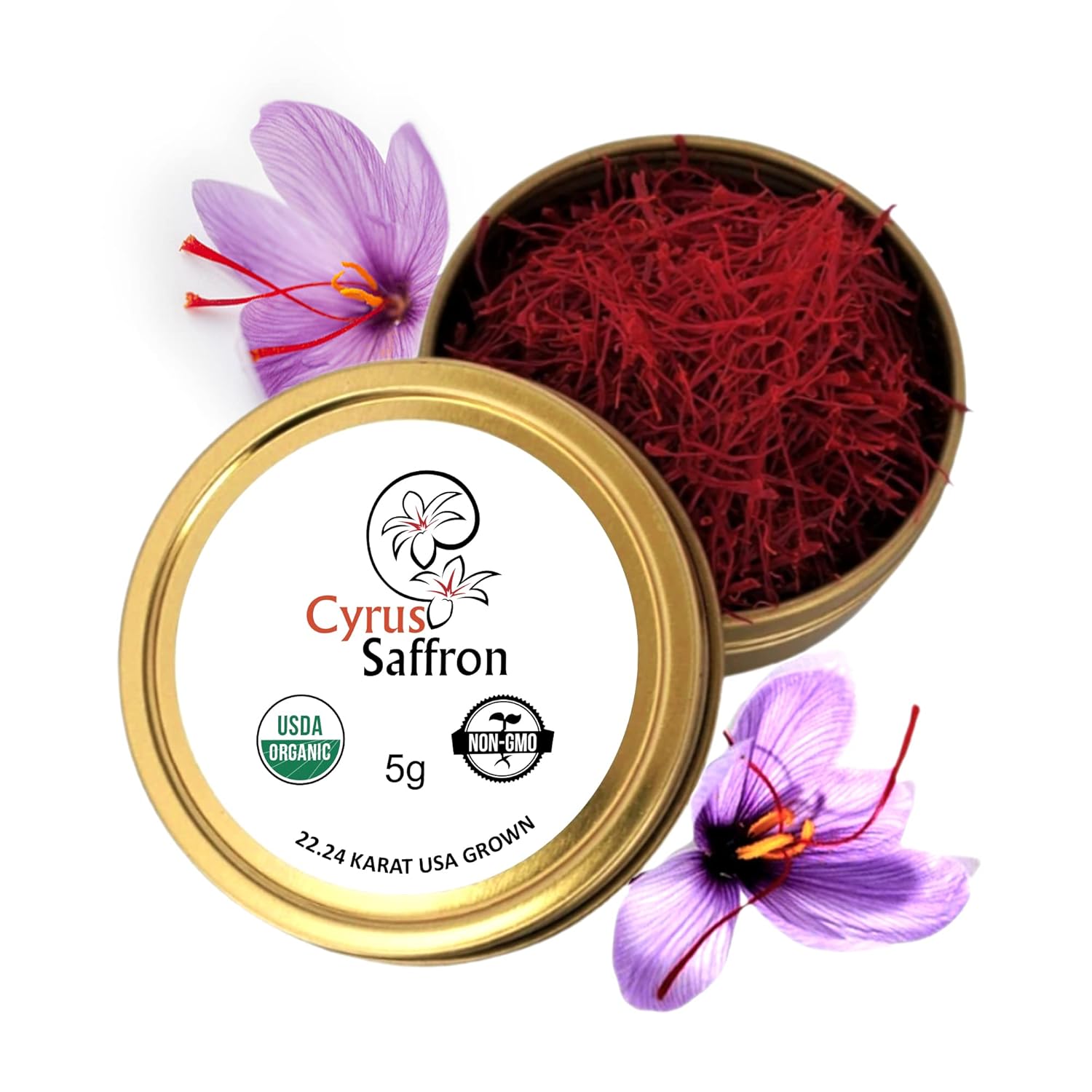 100% Pure Spanish Saffron Threads - Organically Grown Quality