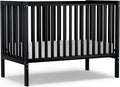 Baby Crib 5-in-1 Convertible Wood Full Size Toddler Bed - Safe