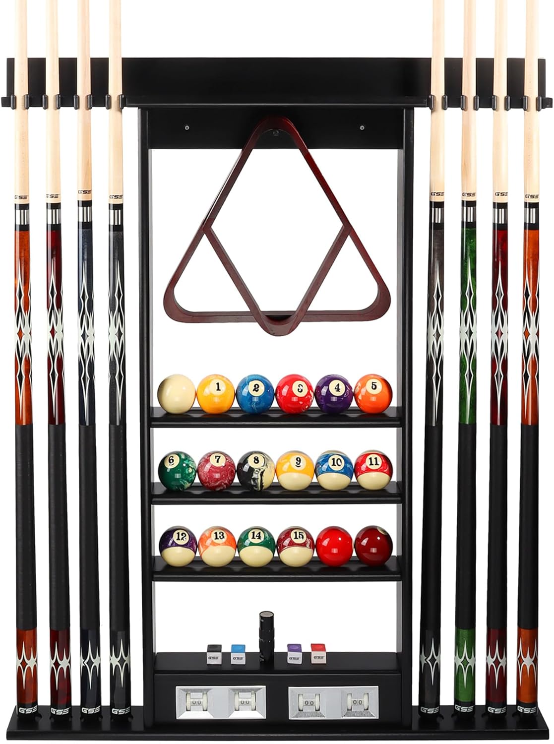 GSE Games & Sports Expert Wall Mount Rack with Score Counter