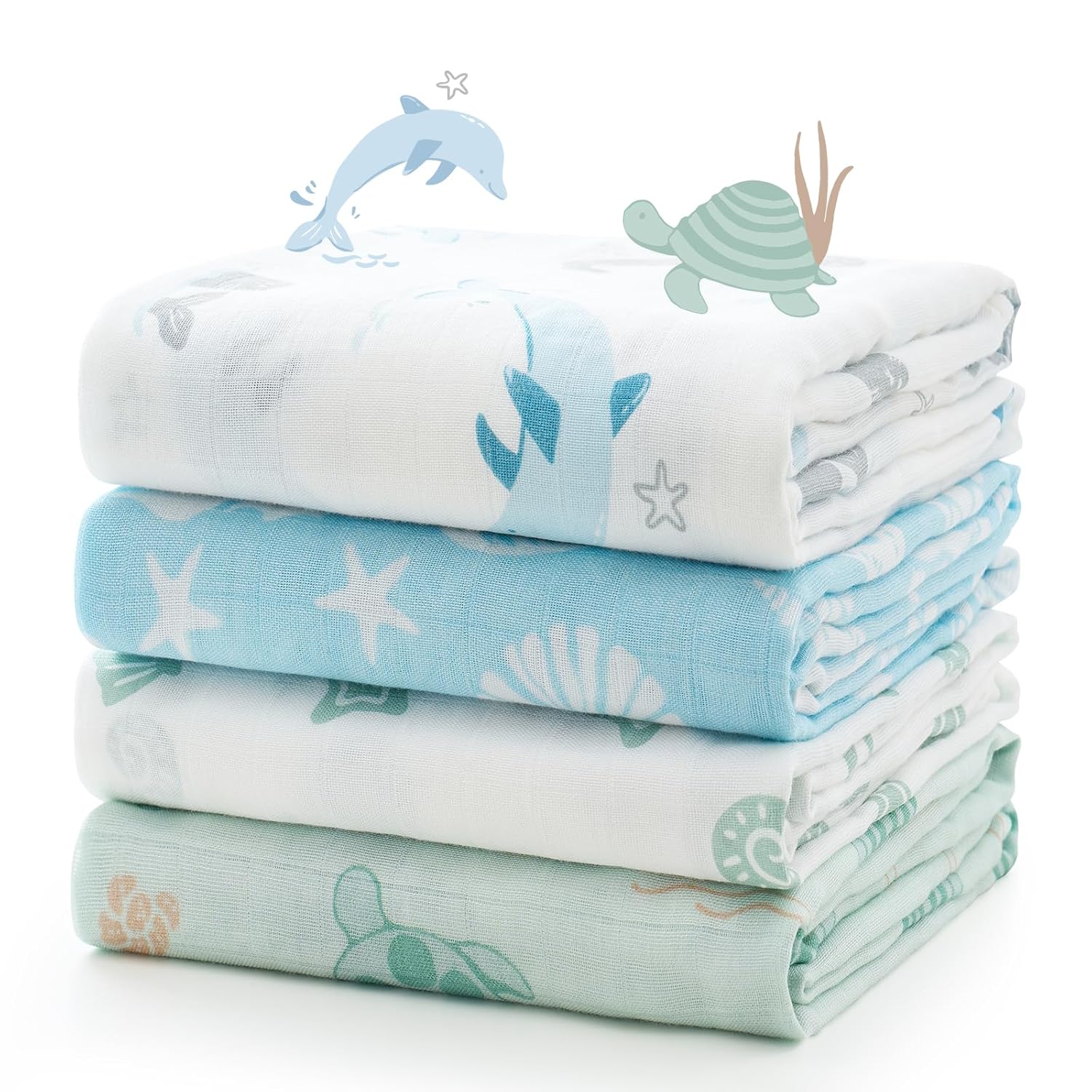 Momcozy Muslin Swaddle Blankets for Newborns, Ultra Soft Comfort