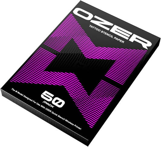 50 Sheets OZER Tattoo Transfer Paper A4 Size - Thermal Copier Friendly