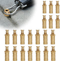 20 Brass Pool Cover Anchors for Concrete and Paved Surfaces