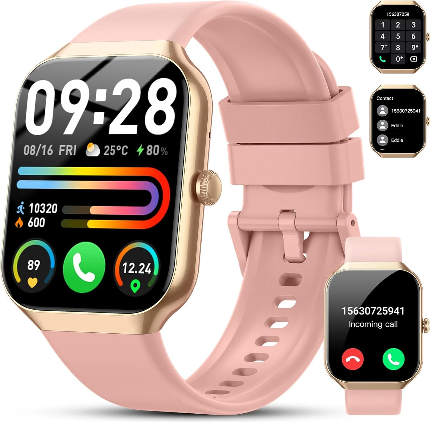 Smart Watch with Bluetooth Call and 110+ Sport Modes for All