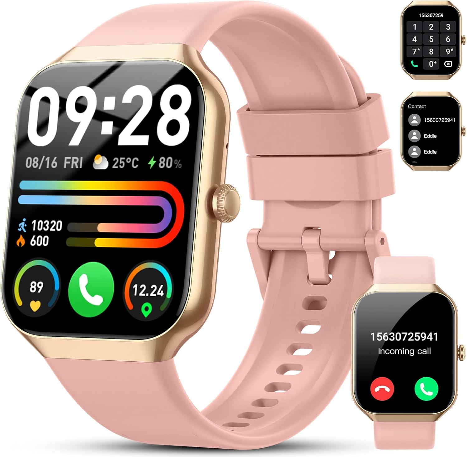 Smart Watch with Bluetooth Call and 110+ Sport Modes for All
