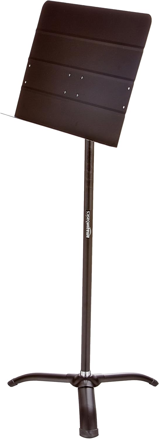 Portable Sheet Music Stand with Adjustable Height and Tilt