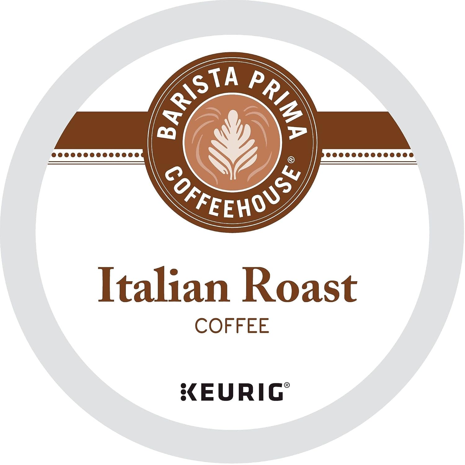 Barista Prima Italian Roast Coffee K-Cup Pods for Dark Roast Lovers