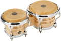 LPMC Mini Tunable Natural Wood Bongos - Compact Tunable Sound