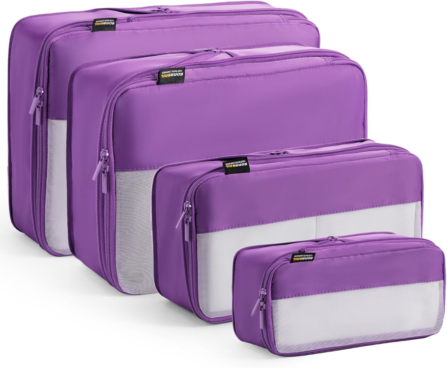 Compression Packing Cubes for Travel - Space Saving Organizers