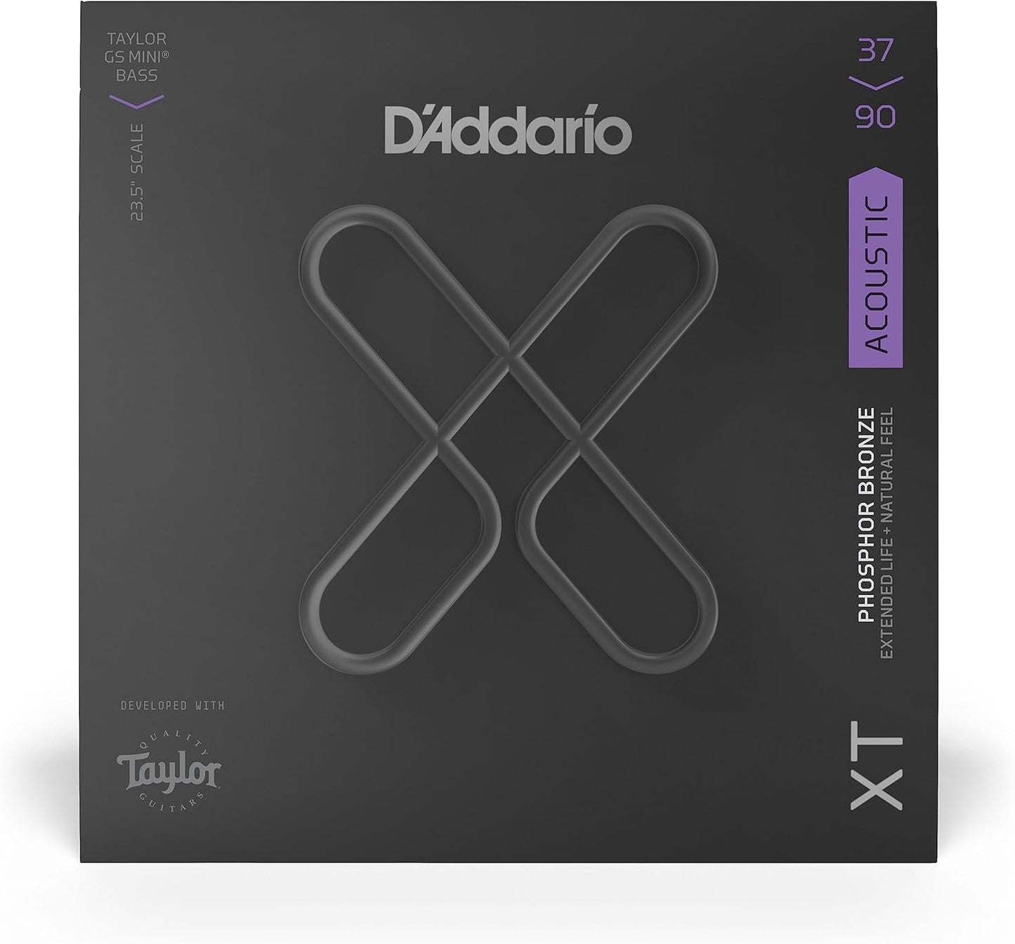 D'Addario Coated Acoustic Bass Guitar Strings for GS Mini