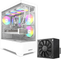 Raidmax i801 Tempered Glass Aqua View Case - Panoramic RGB Showcase