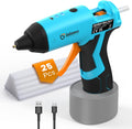 Cordless Hot Glue Gun 15s Fast Preheat - Portable Rechargeable