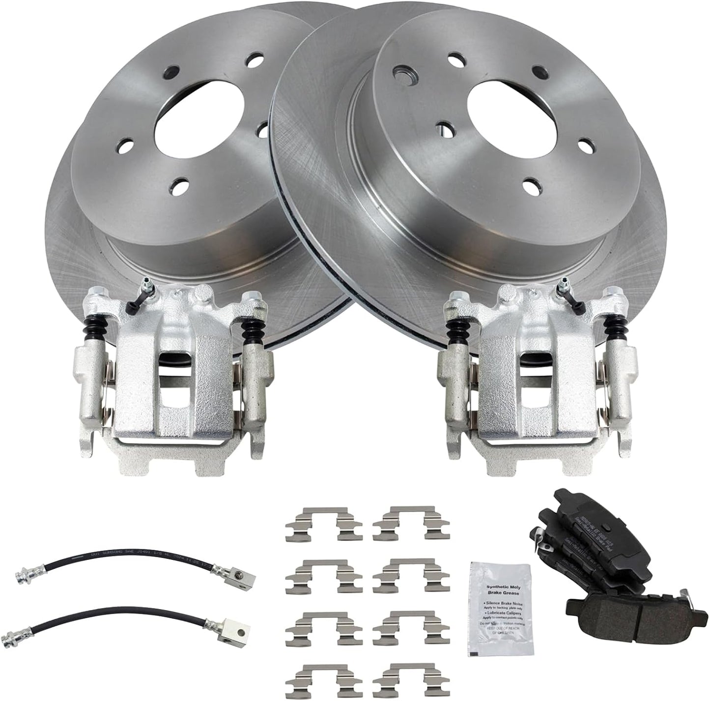 TRQ Rear Brake Pad & Rotor Kit for 2018 INFINITI Q70 Review