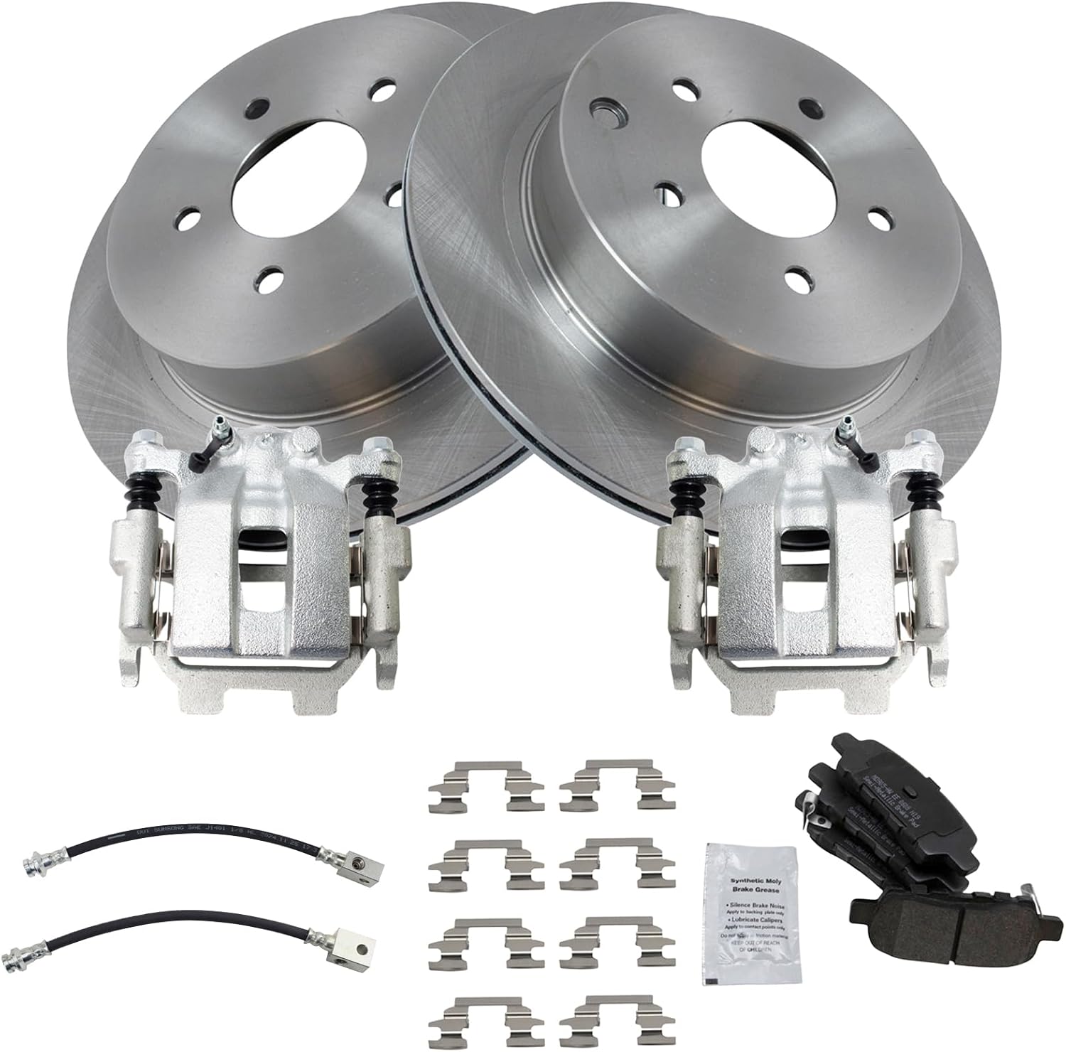 TRQ Rear Brake Pad & Rotor Kit for 2018 INFINITI Q70 Review