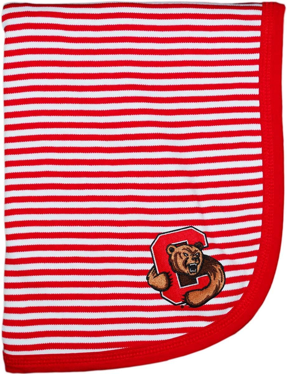 Creative Knitwear Cornell University Striped Baby Blanket for Toddlers