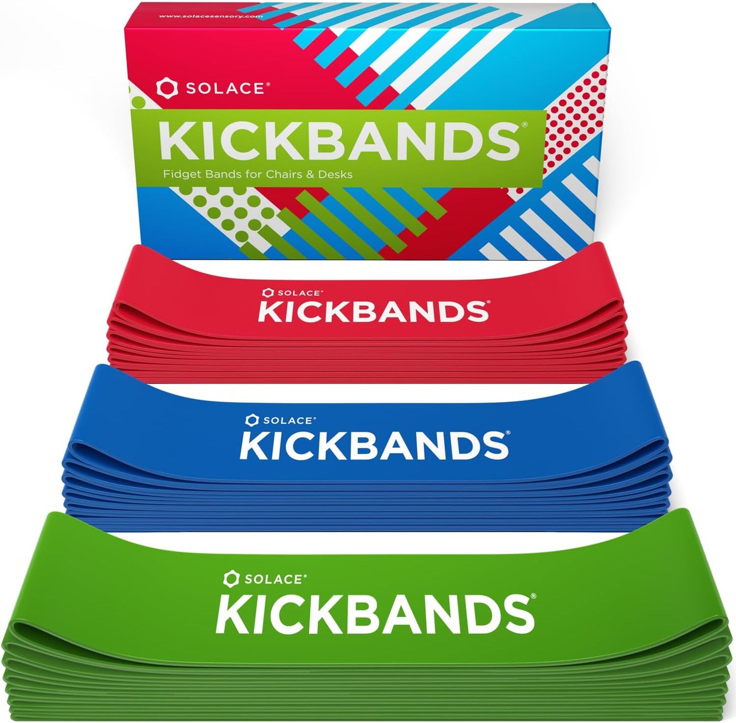 KICK BANDS Chair Bands for Kids - Fidgety Feet Solution