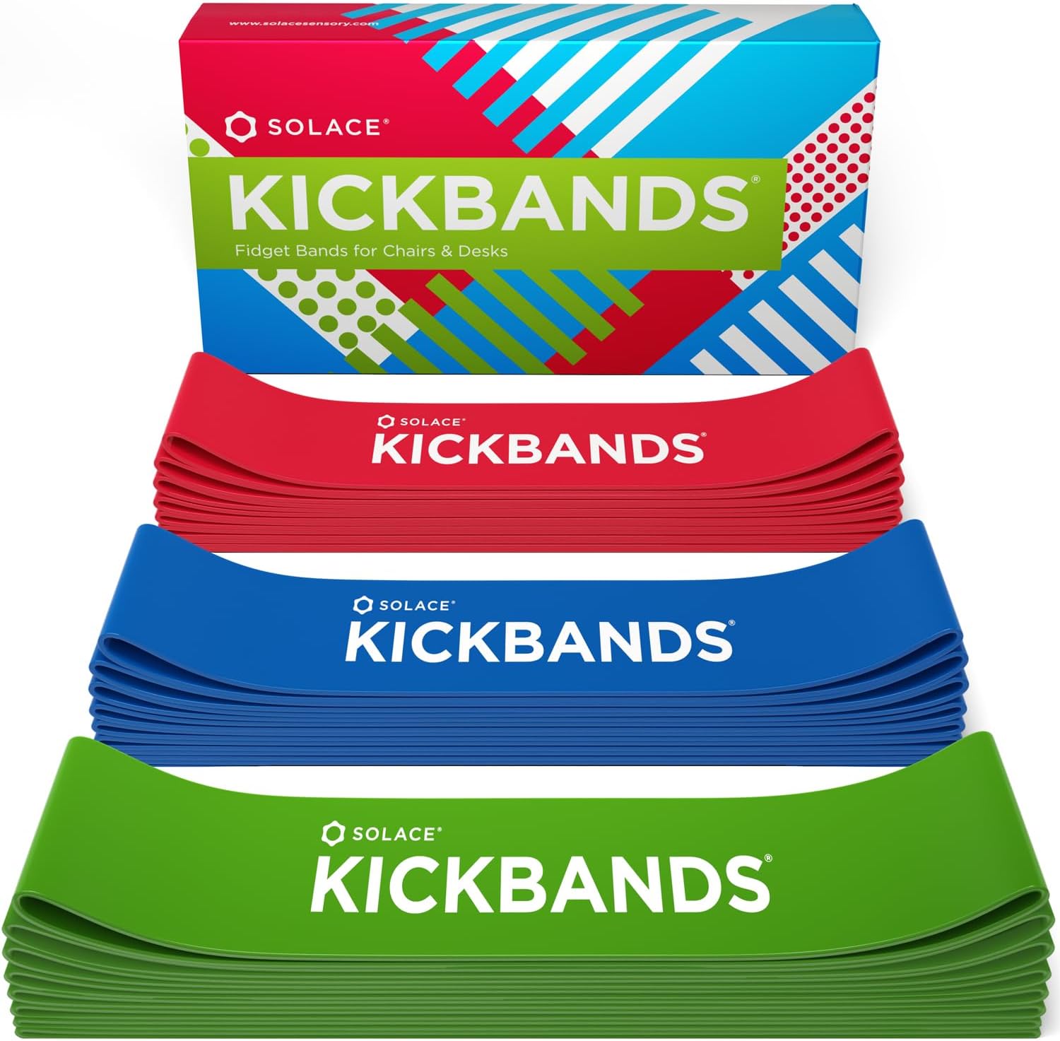 KICK BANDS Chair Bands for Kids - Fidgety Feet Solution