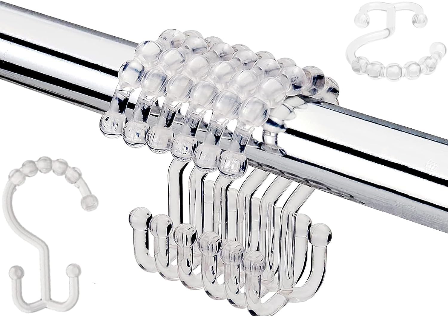 Resze 12 PCS Multi-Functional Shower Hooks