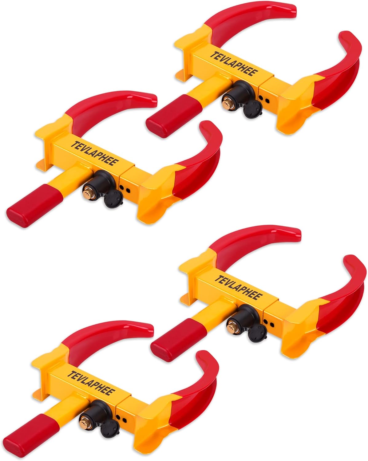Tevlaphee Anti-Theft Wheel Lock Set for 11.8 Inch Tires