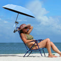 ALYSTER Clamp-On Beach Umbrella - UPF 50+ Sun Protection