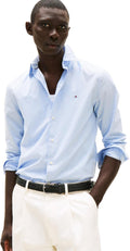 Tommy Hilfiger Long Sleeve Poplin Regular Fit - Everyday Cotton Shirt