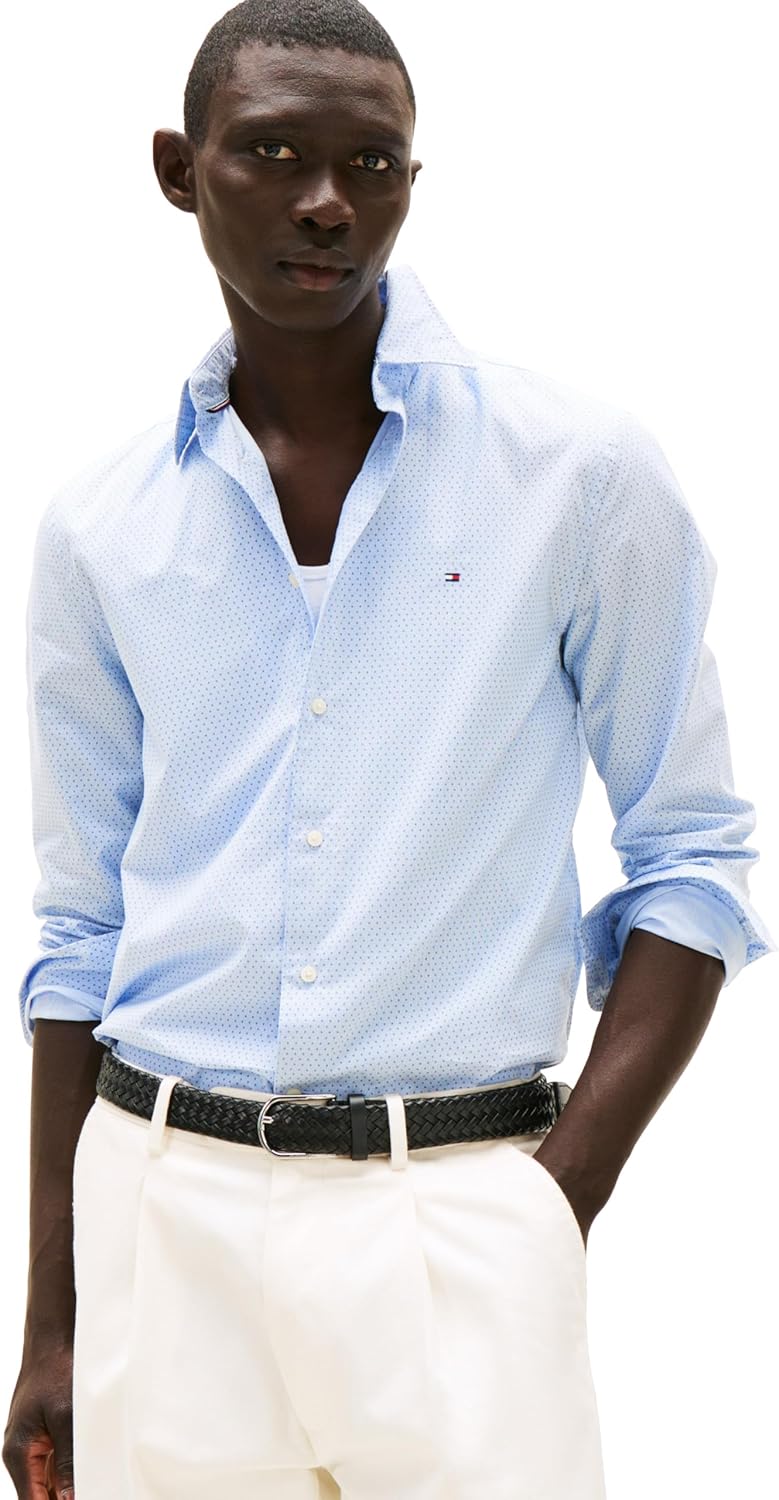 Tommy Hilfiger Long Sleeve Poplin Regular Fit Button Down Shirts