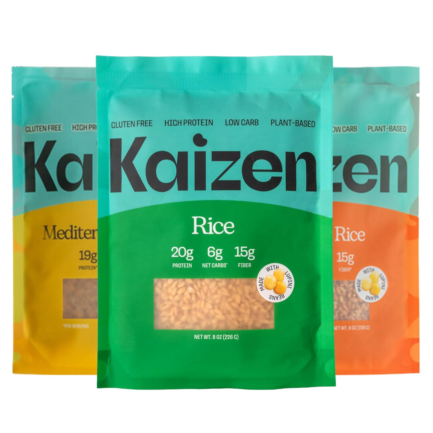 Kaizen Low Carb Keto Rice Variety Pack - High Protein and Flavor