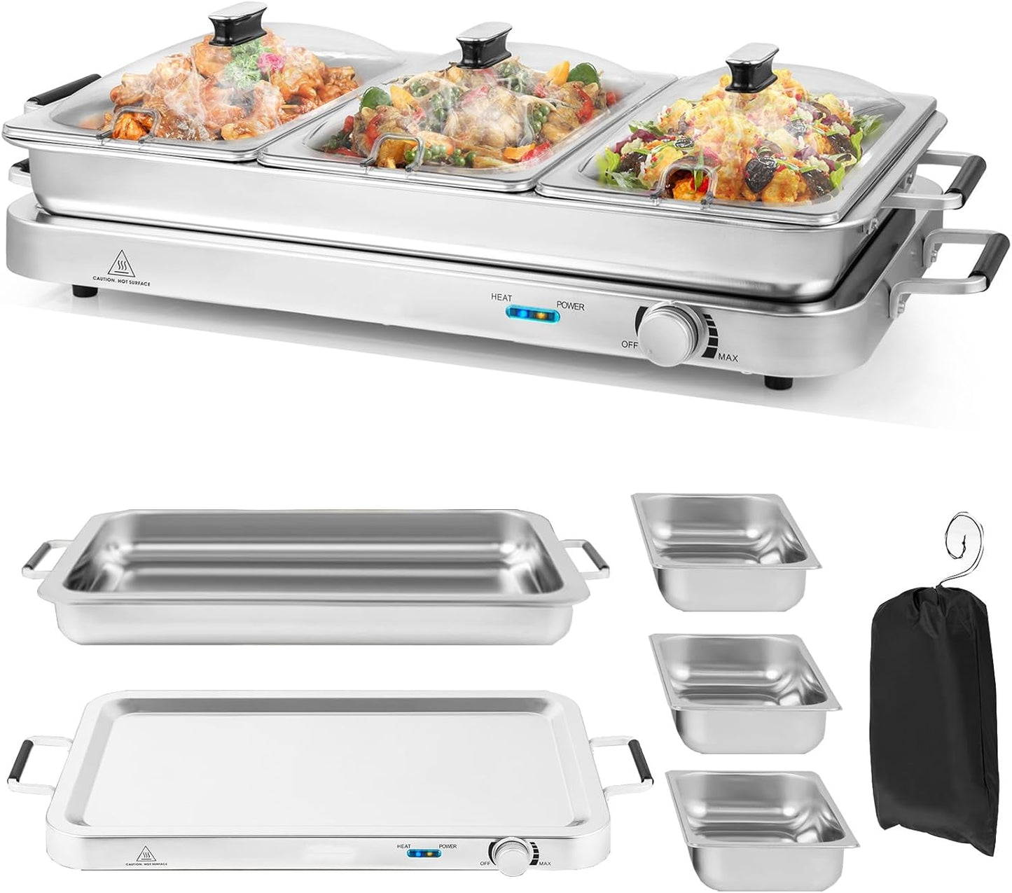 Giantex Buffet Server & Electric Food Warmer for Events