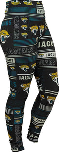 Zubaz NFL Women's Full Length High Waist Basic 1.0 Leggings - Fan team